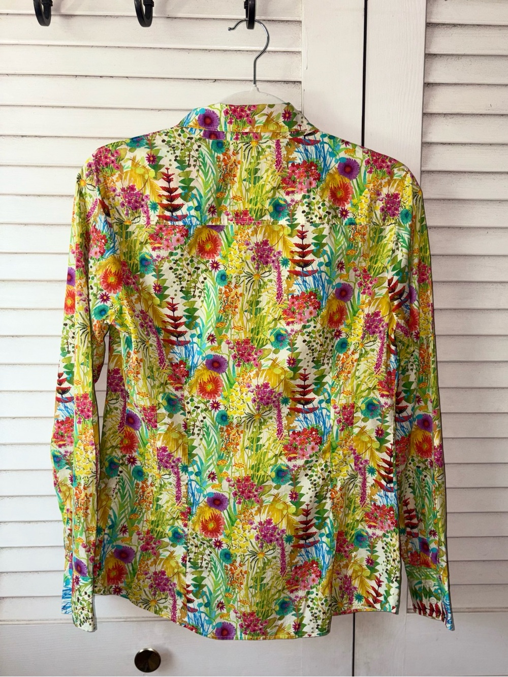 Liberty Art Fabrics J.Crew Tresco Floral Shirt 8 Botanical Button Front - Picture 4 of 5